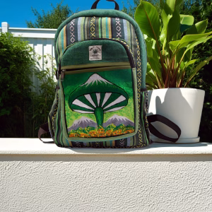 Himalayan Hemp Backpack: The Mystic Mushroom