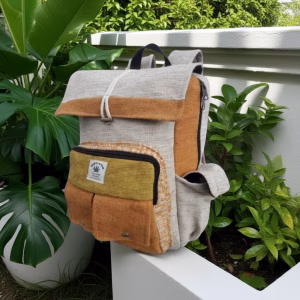 Hemp Roll-Top Backpack: The Terra Rucksack – Eco-Friendly & Durable