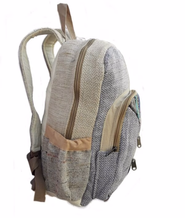 Sustainable Hemp Backpack: Eco-Chic Travel - Image 2
