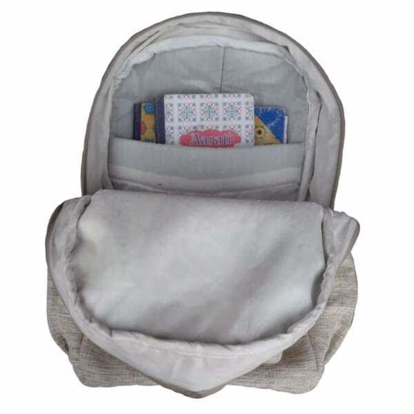 Sustainable Hemp Backpack: Eco-Chic Travel - Image 4
